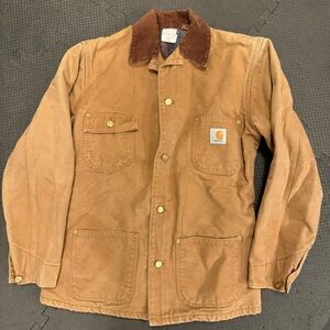 Men’s Vintage Carhartt Chore Jacket, 40 tall, fleece lined